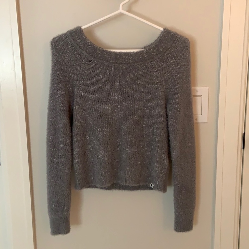 Grey Abercrombie Sweater